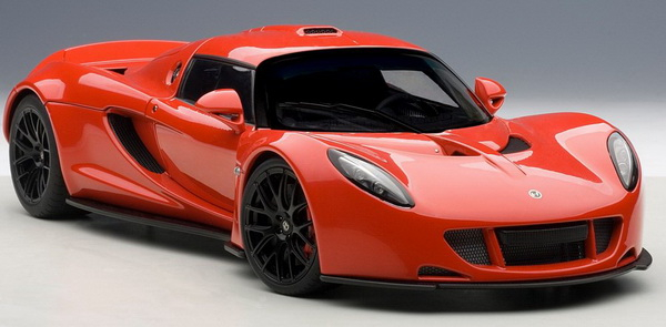 Lotus Hennessey Venom GT Spyder 2010 (red)