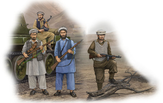 Сборная модель Солдаты Afghan Rebels