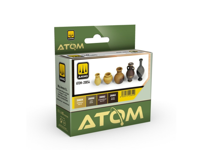 Набор акриловых красок ATOM Глиняные цвета / Clay Colors Set