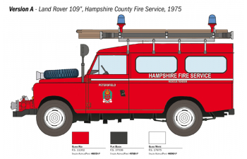 Сборная модель Land Rover Iii Series 109 Hampshire Service Fire Engine (1961)