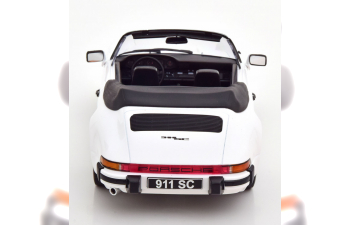 PORSCHE 911 SC Cabriolet with Softtop (1983), white