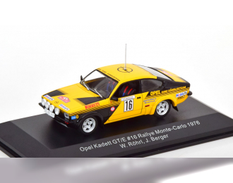 OPEL Kadett C GT/E No 16  Rally Monte Carlo, Röhrl/Berger (1976)