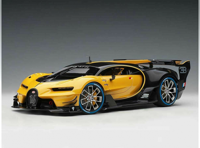 Bugatti Vision Gran Turismo - 2015 (yellow/black carbon)