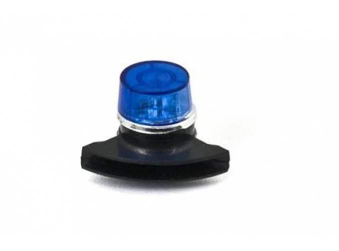 Проблесковый маяк Tesla AZD 500/501 -синий с черной сиреной
