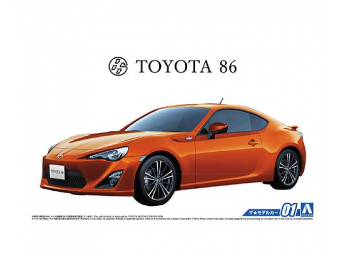 Сборная модель Toyota ZN6 TOYOTA86`12