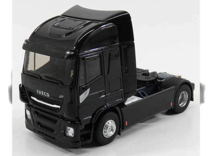 IVECO FIAT STRALIS 570XP TRACTOR TRUCK 2-ASSI (2016) - EXCLUSIVE CARMODEL, BRILLANT BLACK