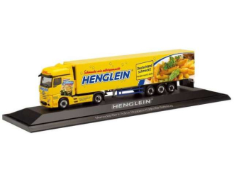 Mercedes Benz Actros B. K.Sz. *Henglein Feinkost*, yellow / blue