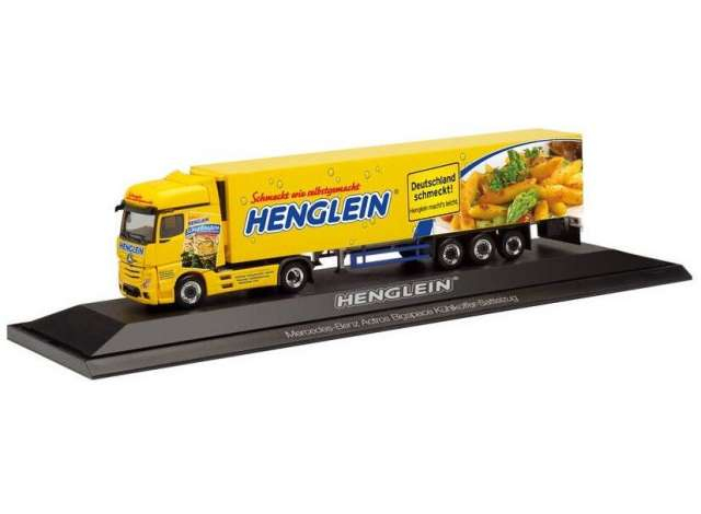 Mercedes Benz Actros B. K.Sz. *Henglein Feinkost*, yellow / blue