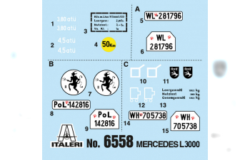 Сборная модель Mercedes-Benz L3000