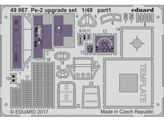 Фототравление Pe-2 upgrade set