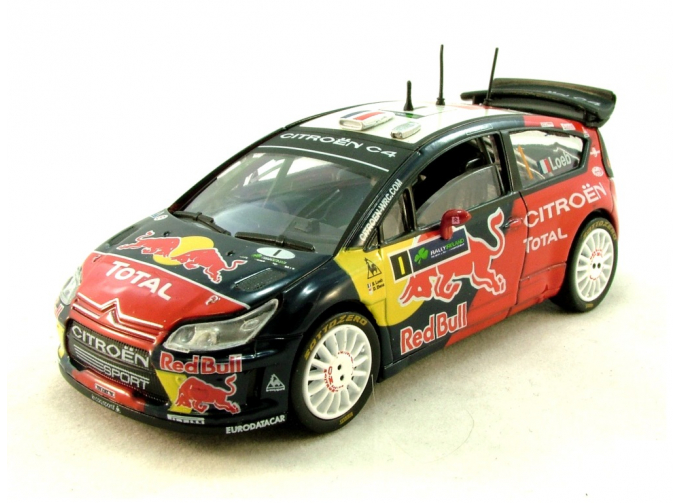 CITROEN C4 WRC Ireland (2009), No.1, Red Bull, S.L, сине-красный