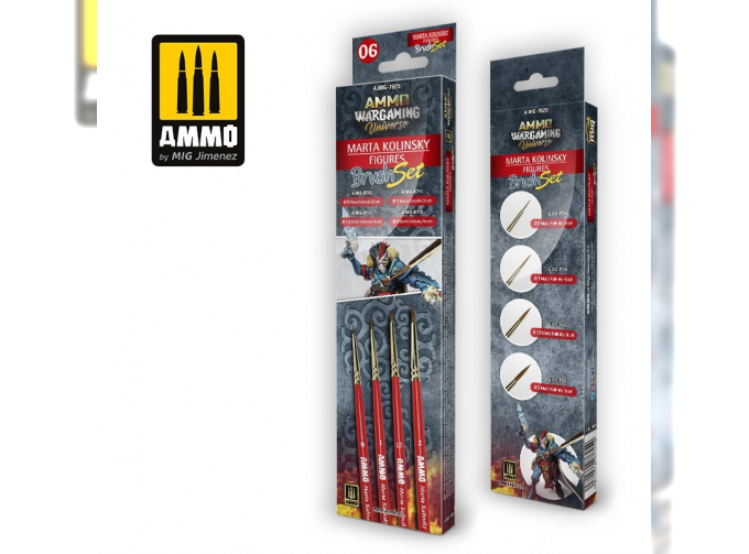 AMMO WARGAMING UNIVERSE - Marta Kolinsky Figures Brush Set