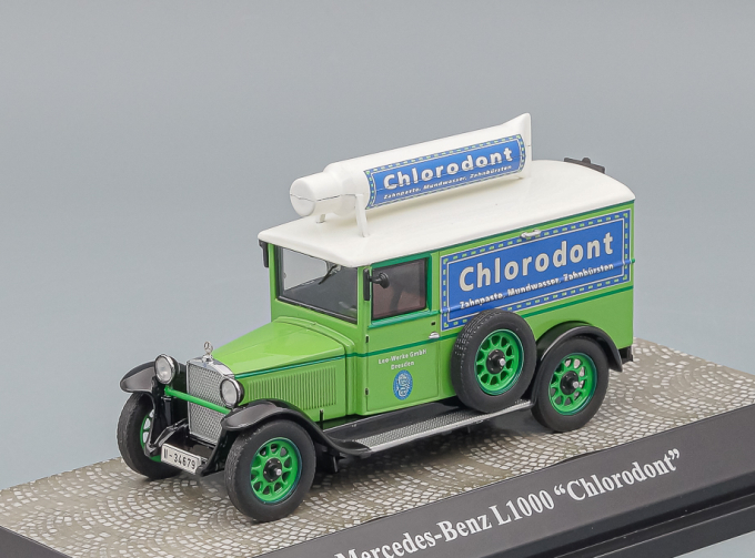  MERCEDES-BENZ L1000 Express "Chlorodont" 1929, green