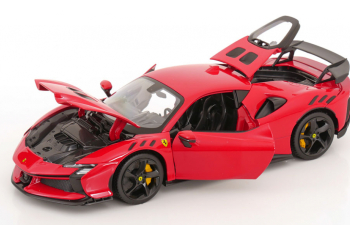 FERRARI Sf90 Xx Stradale (2024), Rosso Corsa - Red Black