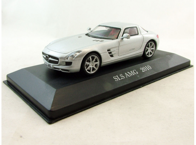 MERCEDES-BENZ SLS AMG (2010), Mercedes-Benz Offizielle Modell-Sammlung 34, silver