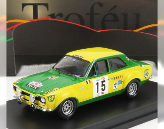 FORD Escort Mki №15 Rally Tap (1970) J.F.Piot - F.Murac, Yellow Green