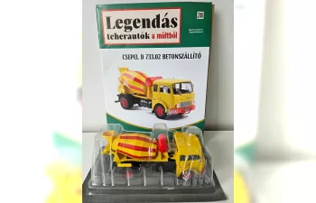 Csepel D-733.02 бетономешалка, Legendas teherautok 28, yellow