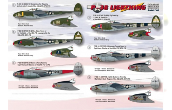 P-38 Lightning Part 1 Wet decal