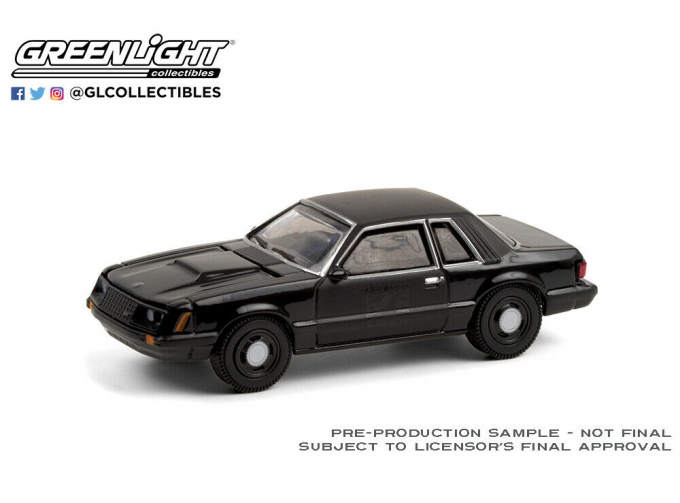 FORD Mustang SSP "Black Bandit Police" 1982