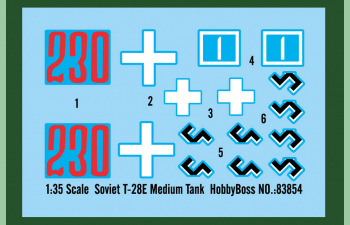 Сборная модель Танк Soviet T-28E Medium Tank