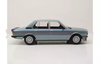 BMW M535i (1980), blue met with stripes