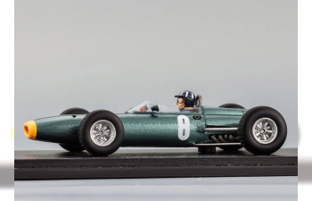 BRM P261 8 Победитель Monaco GP 1964 Graham Hill (FI), grey