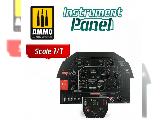 North American P-51D Mustang – Instrument Panel 1/1 Scale