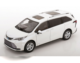 TOYOTA Sienna MPV (2021), white metallic