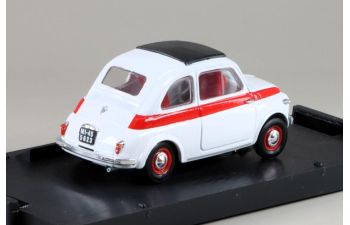 FIAT 500 Sport Tetto Apribile (1959), white/red