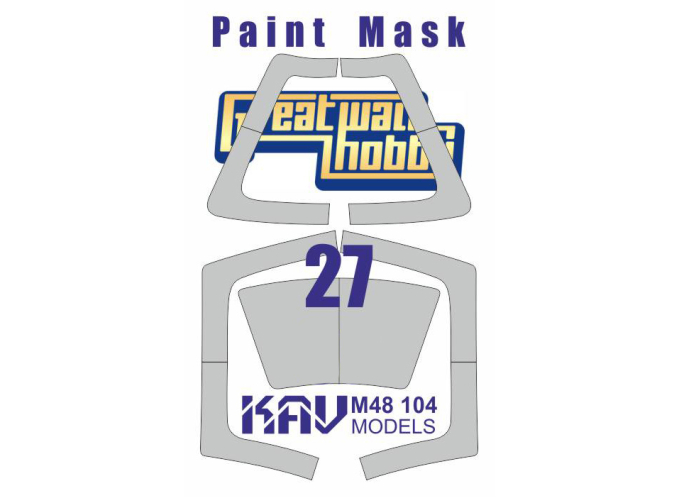 Маска окрасочная на остекление Сухой-27 (GWH)