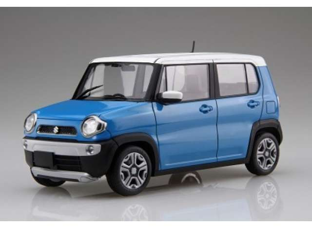 Сборная модель Suzuki Hustler, summer blue metallic