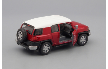 TOYOTA FJ Cruiser, cherry / white