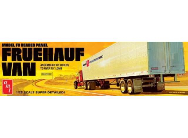 Сборная модель Fruehauf Beaded Van Trailer, plastic modelkit 1940