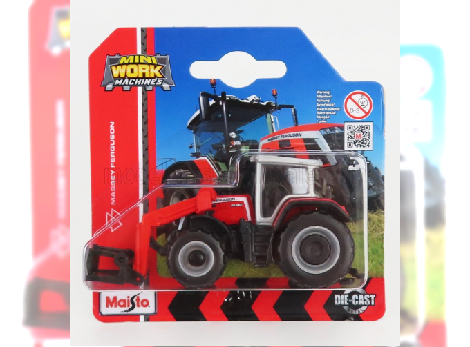 MASSEY FERGUSON 8s.265 Tractor (2020), Red Grey