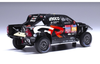 TOYOTA Hilux Gr Dkr Evo T1u Pick-up Team Gazoo Racing №226 Rally Dakar (2024) Saood Variawa - Francois Cazalet, Black Red