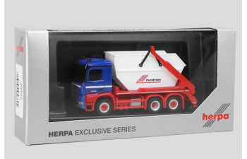 MERCEDES-BENZ Arocs M контейнеровоз, сине-красный