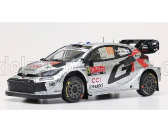 TOYOTA Yaris GR Hybrid  RALLY1 Team Toyota Gazoo Racing WRT №69 3rd Rally Portugal Kalle Rovanpera - Jonne Halttunen (2025), silver/black