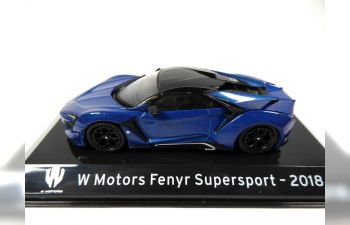 W Motors FENYR Supersport 2018, blue metallic / black