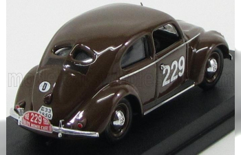 VOLKSWAGEN Beetle №229 Rally Montecarlo (1952) Nathan - Schellhaas, Brown