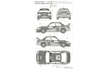 Сборная модель SUBARU Impreza Wrc05 N 19 Rally Acropolis 2005 Vovos Armodios - El-em