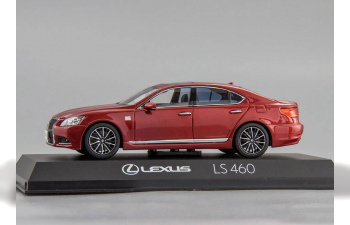 LEXUS LS460 F Sport, red