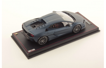LAMBORGHINI Temerario (2024) - Con Vetrina - With Showcase, Blu Marinus - Matt Blue