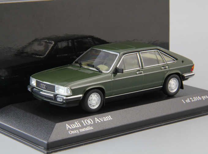 AUDI 100 Avant GL (1979), green metallic