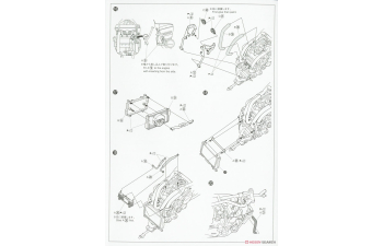 Сборная модель Kawasaki GPZ900R Ninja'85