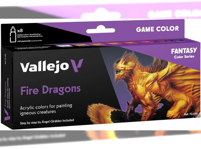 Набор акриловых красок Game Color Огненные драконы / Fire Dragons