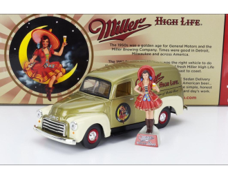 GMC Delivery Truck With Miller Figure (1951), Gold
