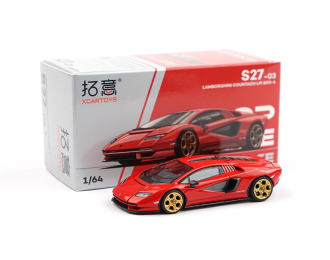 LAMBORGHINI Countach LPI 800-4, red / gold
