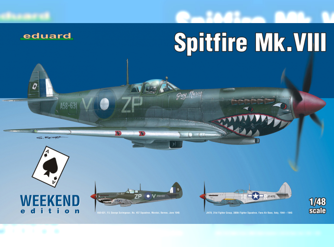 Сборная модель Британский истребитель Supermarine Spitfire Mk.VIII