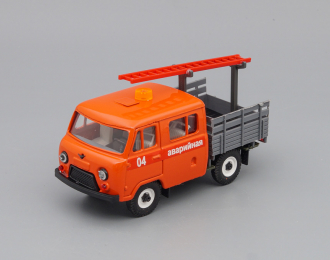 УАЗ 39094 Фермер с лестницей Аварийная, оранжевый / серый