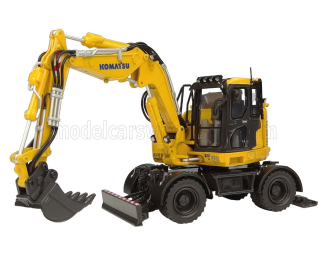 KOMATSU PW138 MR-11 экскаватор, желтый